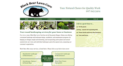 Desktop Screenshot of blackbearlawncare.com